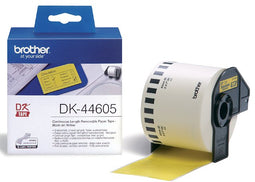 Brother - Etiket brother dk-44605 62mm thermisch 30-meter geel papier | 3 stuks