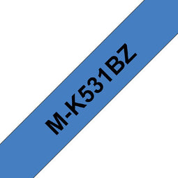 Brother - Labele brother mk-531bz 12mmx8m blauw/zwart