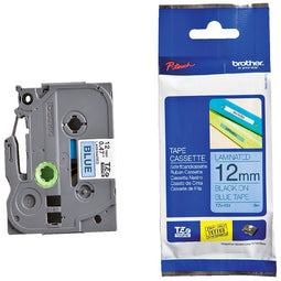 Brother - Labele brother p-touch tze-531 12mm zwart op blauw | 25 stuks