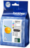 Brother LC-3211VAL inktcartridge Origineel Zwart, Cyaan, Magenta, Geel Multipack