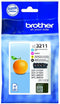 Brother LC-3211VAL inktcartridge Origineel Zwart, Cyaan, Magenta, Geel Multipack