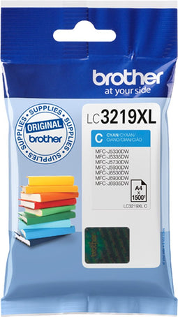 Brother LC-3219XLC - XL Inktcartridge / Blauw