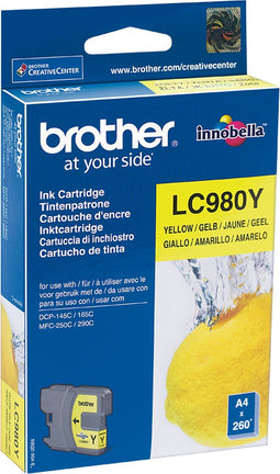 Brother LC-980Y - Inktcartridge / Geel