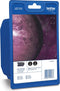 Brother LC1220BKBP2 inktcartridge 2 stuk(s) Origineel Zwart
