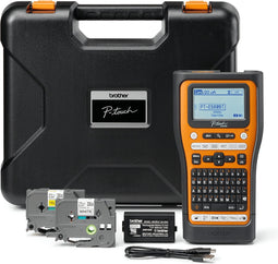 Brother PTE560BTVPQL1 labelprinter Thermo transfer 180 x 180 DPI 20 mm/sec Bedraad en draadloos HSE/TZe Bluetooth QWERTY