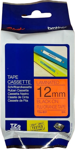 Brother Tape gelamineerd 12mm