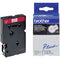 Brother TC-292 Labeltape Kunststof Tapekleur: Wit Tekstkleur: Rood 9 mm 7.7 m