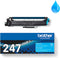 Brother TN-247C - Cyaan - origineel - tonercartridge - voor Brother DCP-L3510, HL-L3270, HL-L3290, MFC-L3710, MFC-L3730, MFC-L3750, MFC-L3770