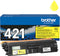 Brother TN-421Y tonercartridge 1 stuk(s) Origineel Geel