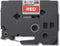 Brother TZe-435 Wit op rood