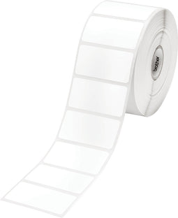 BROTHER voorgestanste rol verwijderbaar wit thermisch 51 x 26mm 1.552 labels / rol 1-pack