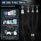 Brothers4Change 3 in 1 oplaadkabel - Geschikt voor Lightning - USB-C kabel - Micro USB-kabel