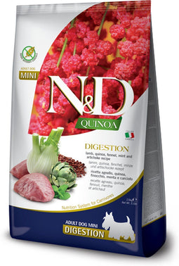 N&D Quinoa hondenvoeding Digestion small breed Lam 2,5 kg