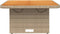 Tuintafel 80x80x71 cm poly rattan en acaciahout beige
