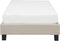 Beliani Roanne - Bed - Beige - Stof