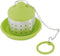Dotz thee infuser uit rvs en silicone groen 4x4x4.5cm