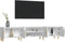 vidaXL - Tv-meubel - 180x31,5x40 - cm - bewerkt - hout - hoogglans - wit