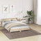 vidaXL - Shaggy - Tapijt - met - Latex - Achterkant - Bruin - 200x200 - cm