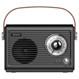 Savio RS-01 - Draagbare radio - Zwart