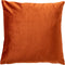 Dutch Decor AVERY - Kussenhoes 45x45 cm - Potters Clay - oranje met goudkleurige print - met rits - zonder binnenkussen