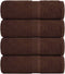vidaXL - Zeepdoekjes - 4 - st - 30x30 - cm - 360 - g/m² - 100% - katoen - bruin