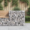 vidaXL - Schanskorf - 70x70x65 - cm - gegalvaniseerd - ijzer - zilverkleurig