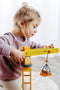 Small Foot - Houten Kraan Bouwplaats met Accessoires, 14dlg.