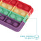 iMoshion Hoesje Geschikt voor Samsung Galaxy S20 FE Hoesje Siliconen - iMoshion Pop It Fidget Toy - Pop It hoesje - Rainbow