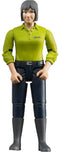 Bruder 60405 Vrouw met Groen Shirt & Zwarte Broek