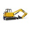 BRUDER Cat Mini Excavator with worker
