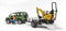 Bruder - Land Rover Defender Station Wagon + JCB Micro Excavator (2593)