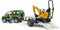 Bruder - Land Rover Defender Station Wagon + JCB Micro Excavator (2593)