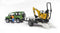 Bruder - Land Rover Defender Station Wagon + JCB Micro Excavator (2593)