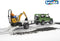 Bruder - Land Rover Defender Station Wagon + JCB Micro Excavator (2593)