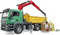 Bruder - MAN TGS Truck with 3 glass recycling containers and bottles (BR3753)
