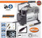 Brüder Mannesmann 01790 Compacte Compressor - 10 Bar - 12 Volt - in handige draagzak - Manometer - 2 jaar garantie