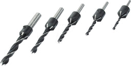 Brüder Mannesmann 54805 5-delige Houtborenset met verzinkers - 4-10mm