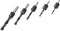 Brüder Mannesmann 54805 5-delige Houtborenset met verzinkers - 4-10mm
