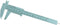 Brüder Mannesmann 822-150 Kunststof schuifmaat - 150 mm