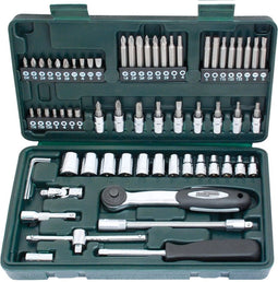 Brüder Mannesmann Doppendoos 1/4" (65 delig)