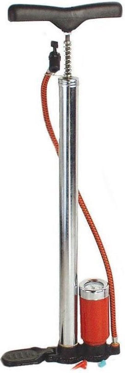 Brüder Mannesmann Luchtpomp met manometer (fiets / auto)