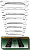 Brüder Mannesmann M 110-08DIN Dubbele steeksleutelset 8-delig Sleutelbreedte (metrisch) (alleen voor ADT) 6 - 22 mm