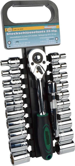 Brüder Mannesmann M29106 Dopsleutelset 1/2 22-delig