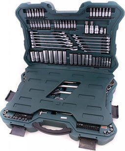 Brüder Mannesmann M98430 Dopsleutelset Metrisch 1/4 (6.3 mm), 3/8 (10 mm), 1/2 (12.5 mm) 215-delig