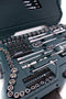 Brüder Mannesmann M98430 Dopsleutelset Metrisch 1/4 (6.3 mm), 3/8 (10 mm), 1/2 (12.5 mm) 215-delig