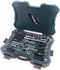 Brüder Mannesmann M98430 Dopsleutelset Metrisch 1/4 (6.3 mm), 3/8 (10 mm), 1/2 (12.5 mm) 215-delig