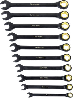 Brüder Mannesmann Q25210 Quantool Engelse sleutelset 10-delig Sleutelbreedte (metrisch) (alleen voor ADT) 8 - 19 mm