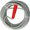 Bruder Mannesmann Rioolveer gootsteenontstopper - metaal - 10 meter - dia 9 mm - ontstoppingsveer