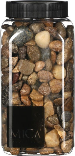 Bruin Decoratie Steentjes 650ml - Mica Decorations
