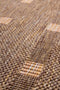 Bruin vloerkleed - 160x230 cm - Effen A-symmetrisch patroon - Modern